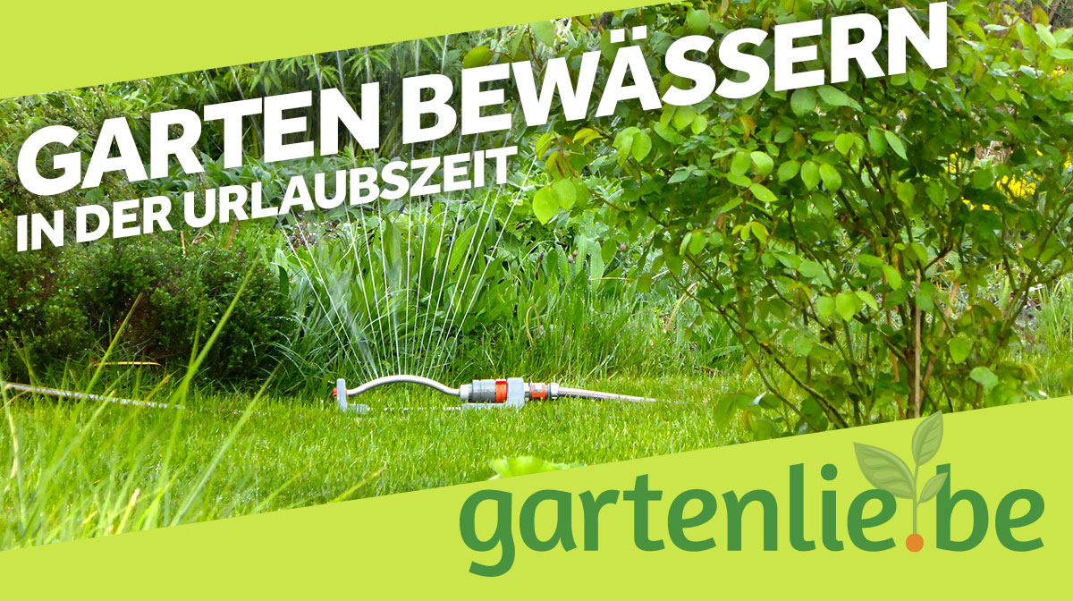 Garten bewässern im Urlaub Gartenlie.be